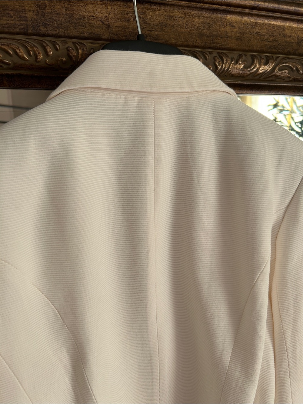 NWT • RACHEL ZOE • Double-Breasted Cream Blazer Jacket with Gold Buttons - Picture 11 of 12
